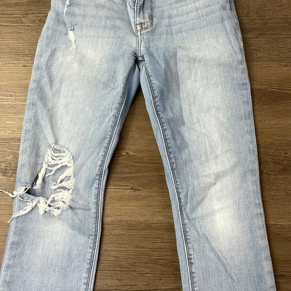 Hudson Women’s Mid Rise Natalie Ankle Skinny Jeans, distressed, size 25 - Picture 8 of 13